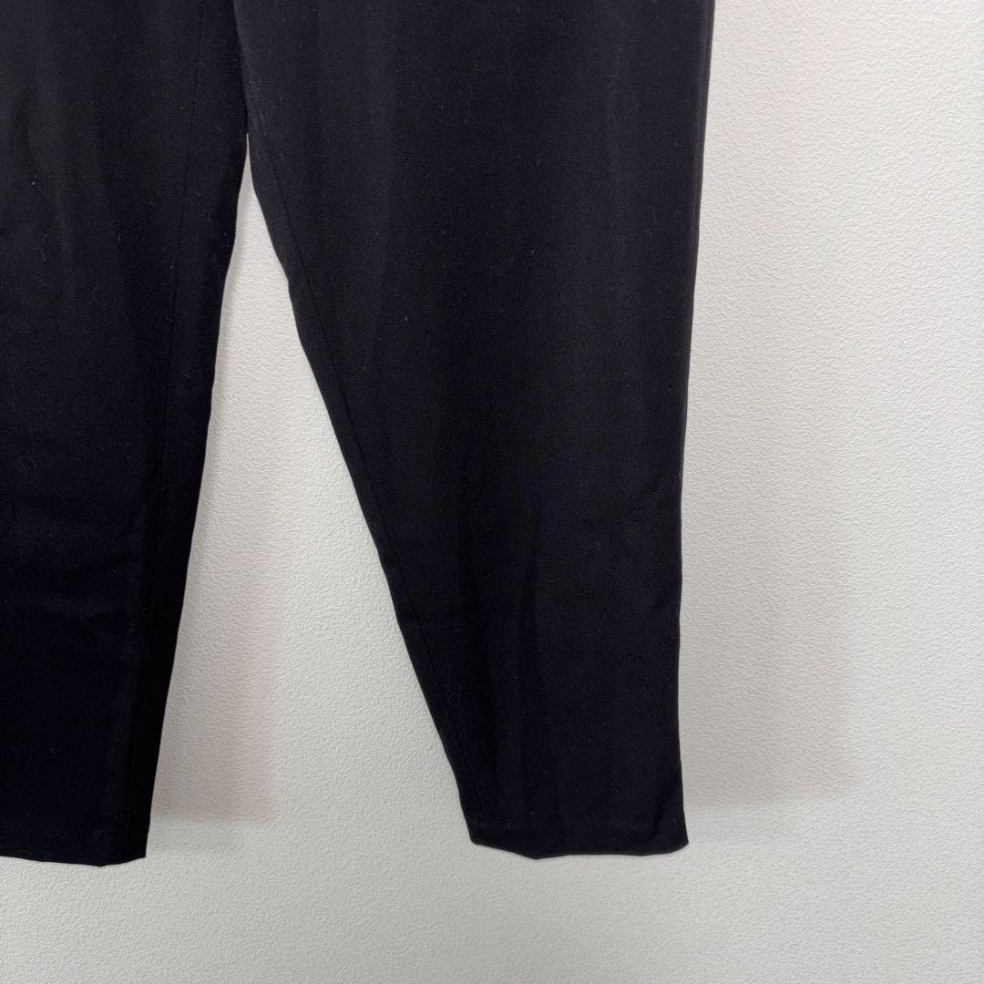 LOWRYS FARMブラックテーパードグロップドパンツ M d692 11