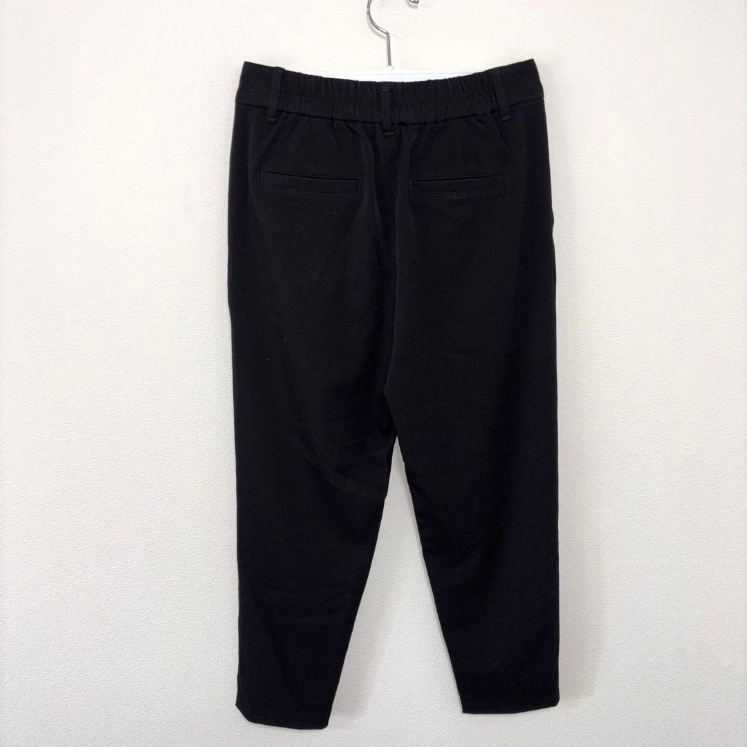 LOWRYS FARMブラックテーパードグロップドパンツ M d692 12