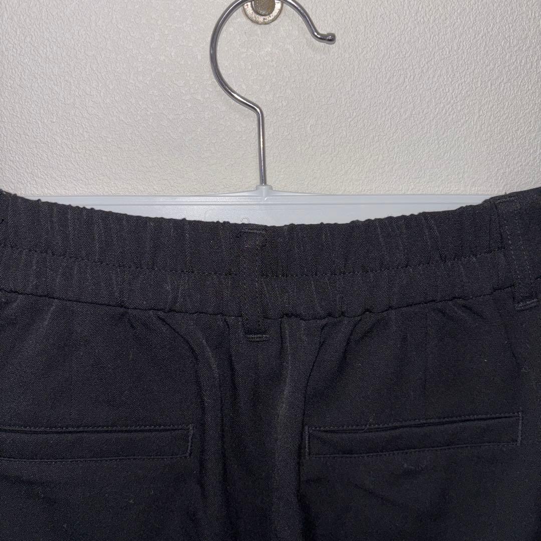 LOWRYS FARMブラックテーパードグロップドパンツ M d692 13