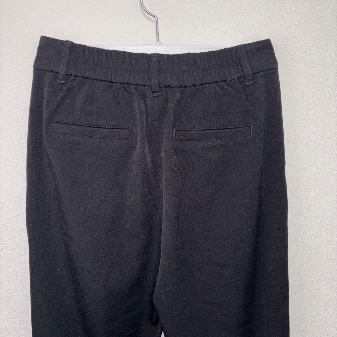 LOWRYS FARMブラックテーパードグロップドパンツ M d692 14