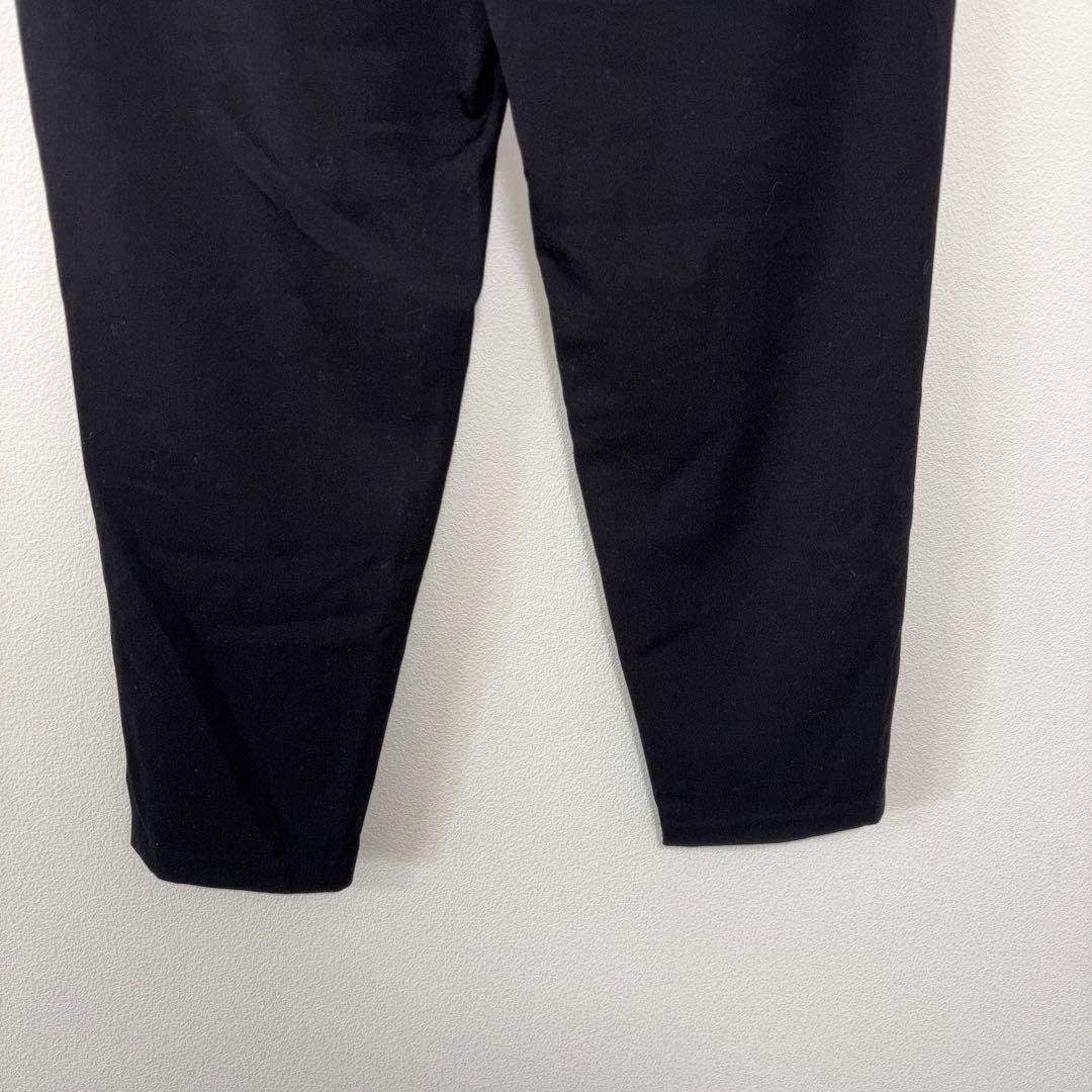 LOWRYS FARMブラックテーパードグロップドパンツ M d692 16