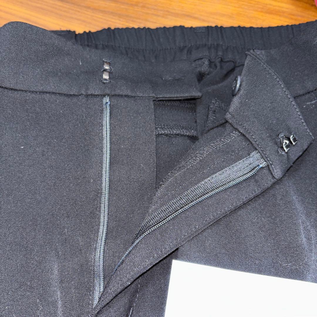 LOWRYS FARMブラックテーパードグロップドパンツ M d692 17