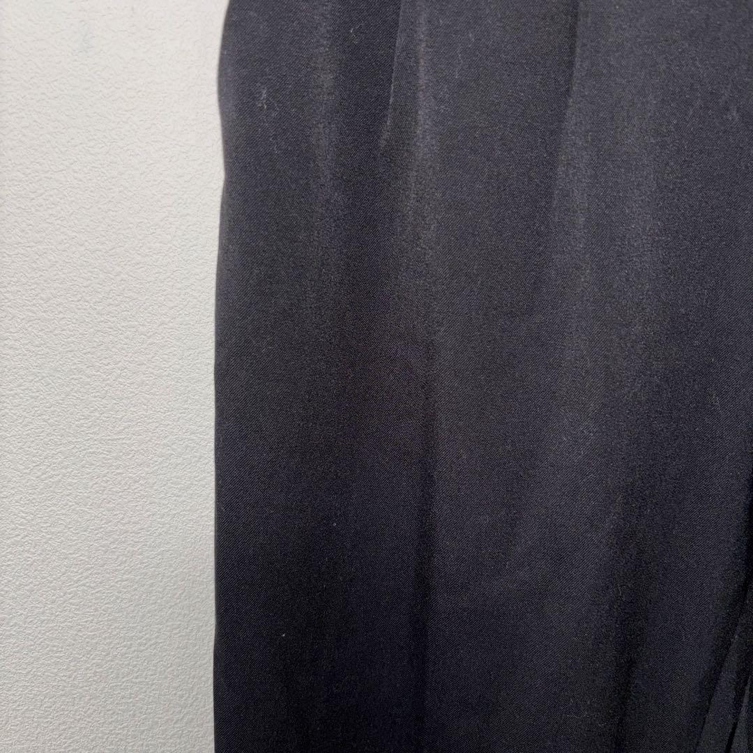 LOWRYS FARMブラックテーパードグロップドパンツ M d692 5