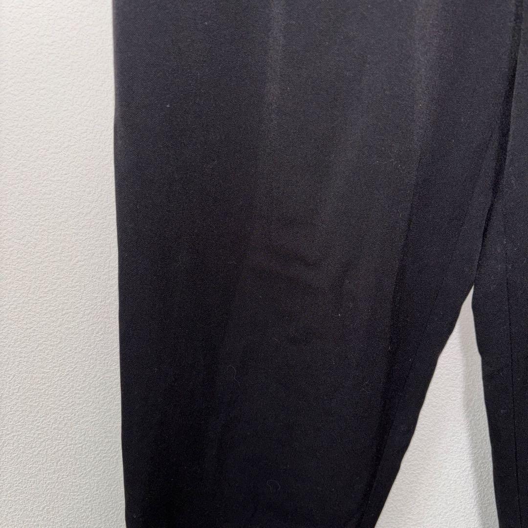 LOWRYS FARMブラックテーパードグロップドパンツ M d692 6