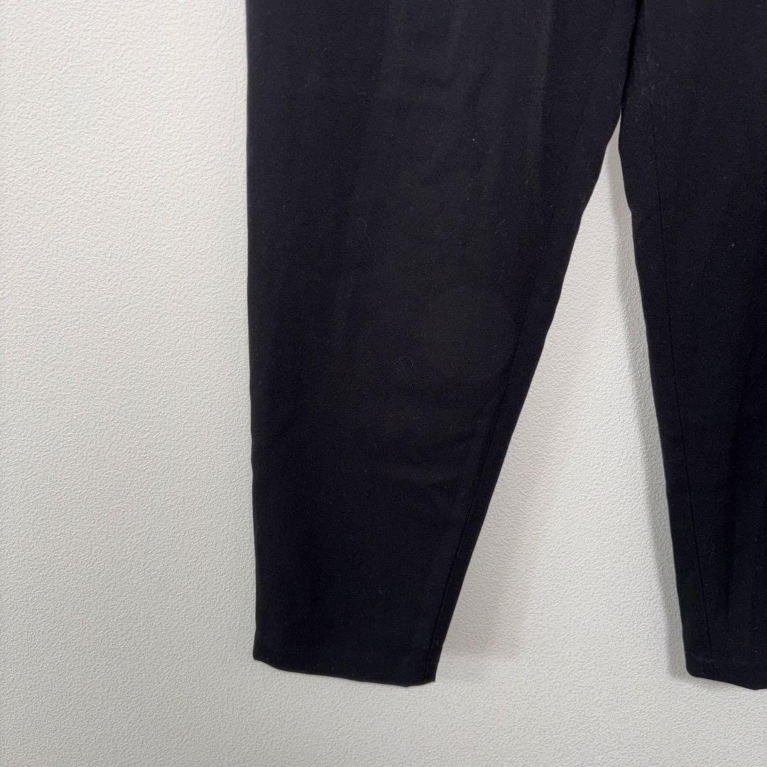 LOWRYS FARMブラックテーパードグロップドパンツ M d692 7