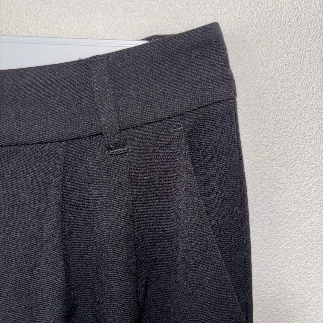 LOWRYS FARMブラックテーパードグロップドパンツ M d692 8