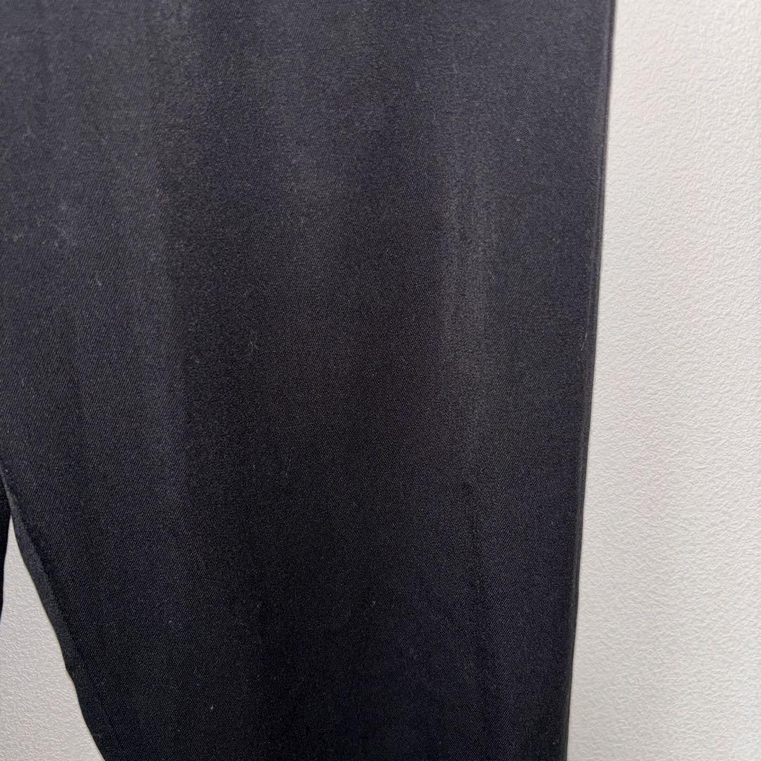 LOWRYS FARMブラックテーパードグロップドパンツ M d692 10