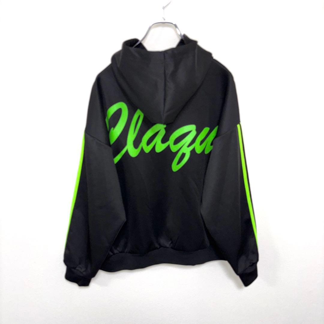 Without Meet LAUGHSフーディー Lサイズ 黒　ライン入d773 13