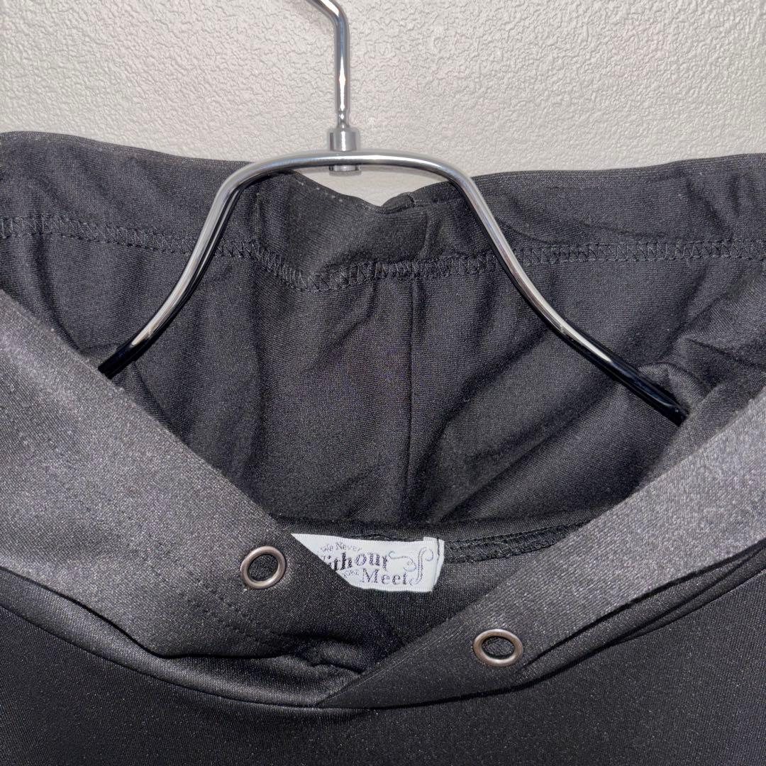 Without Meet LAUGHSフーディー Lサイズ 黒　ライン入d773 4