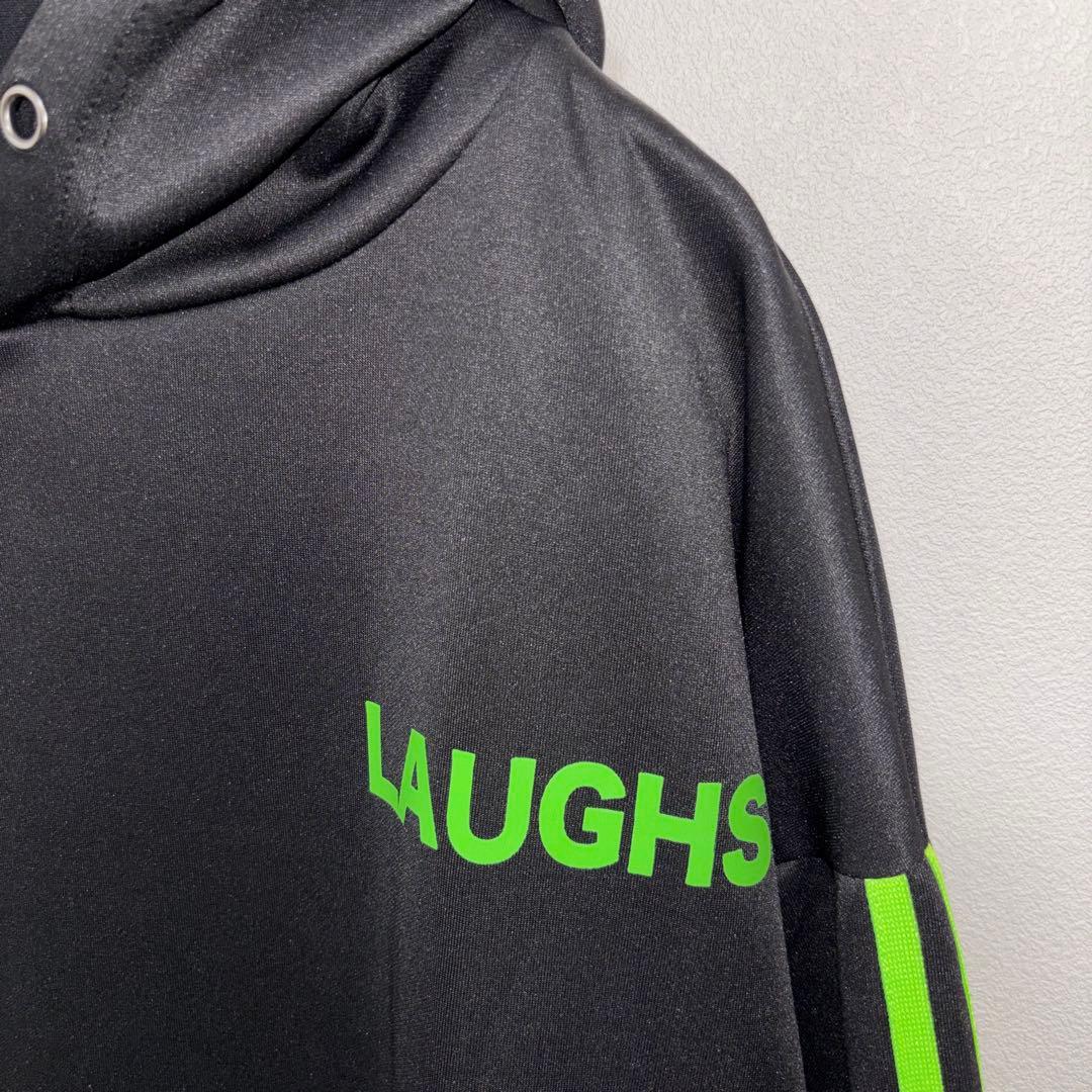 Without Meet LAUGHSフーディー Lサイズ 黒　ライン入d773 9