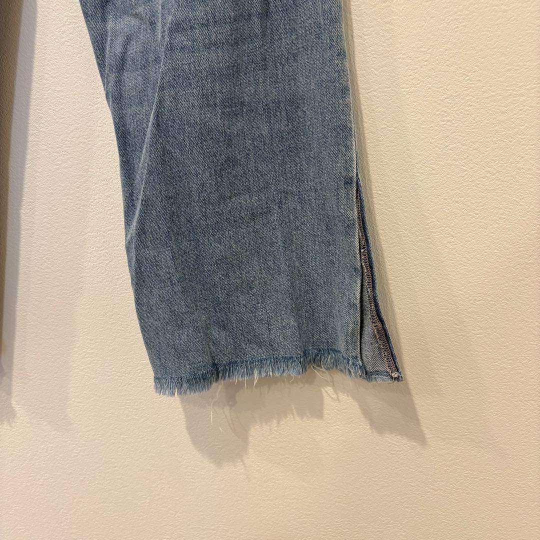 ザラベーシック ワイド デニム ストレート 32 ジーパン　裾カット　Z1975 7