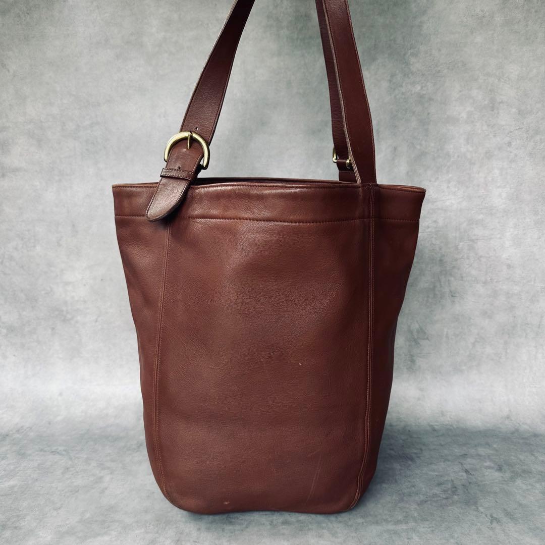 Vintage COACH Large Bucket Tote Bag 3