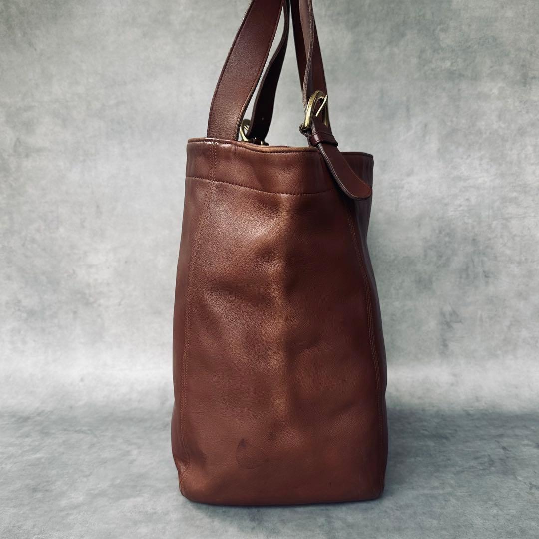 Vintage COACH Large Bucket Tote Bag 4