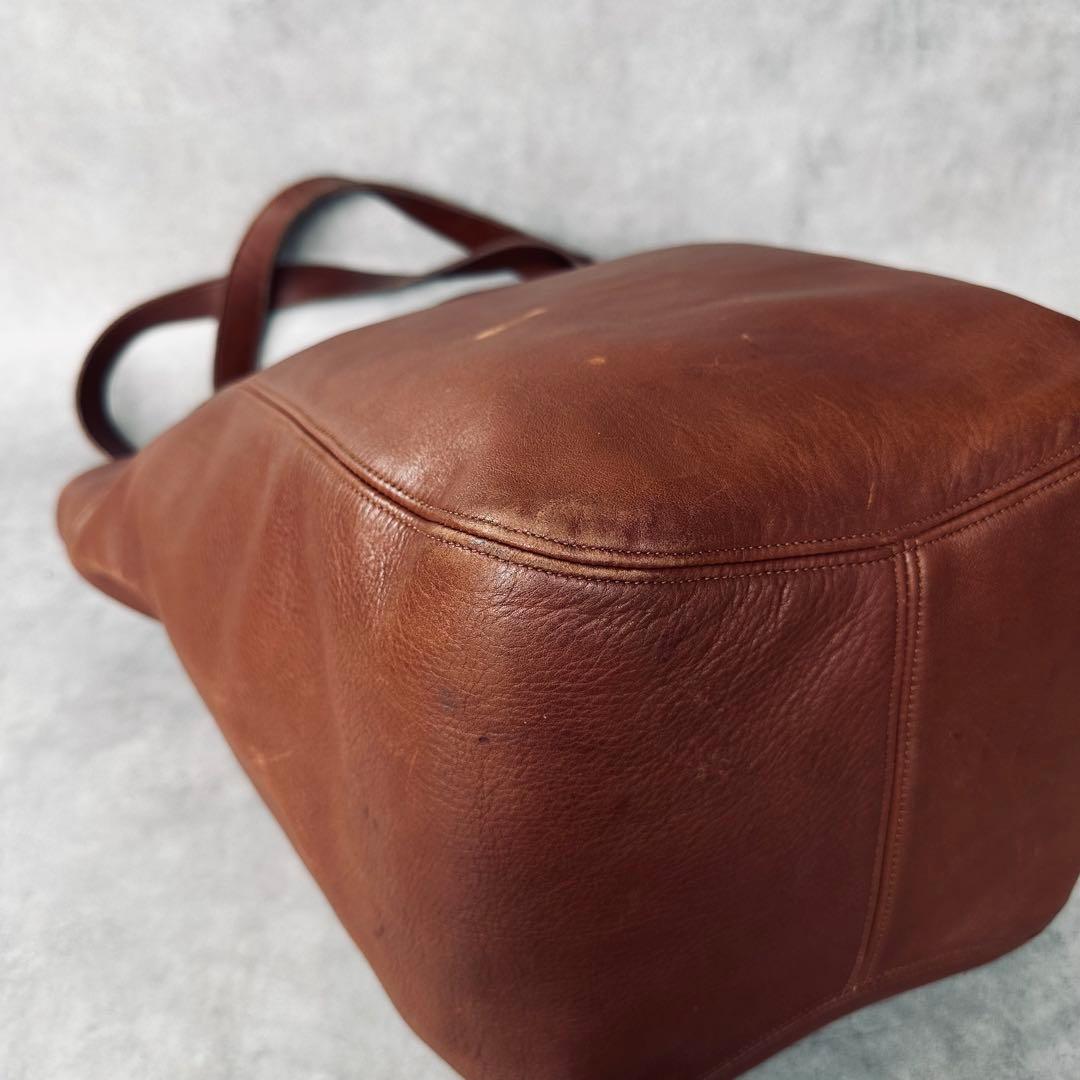 Vintage COACH Large Bucket Tote Bag 8