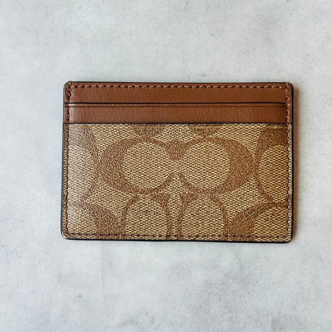 COACH スリム ID カード ケース・シグネチャー キャンバス 2
