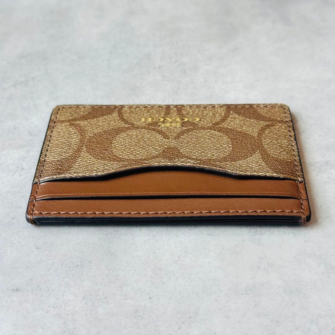 COACH スリム ID カード ケース・シグネチャー キャンバス 4
