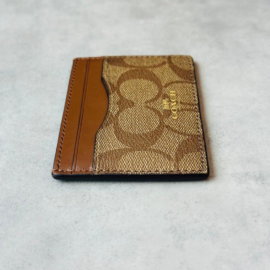COACH スリム ID カード ケース・シグネチャー キャンバス 6