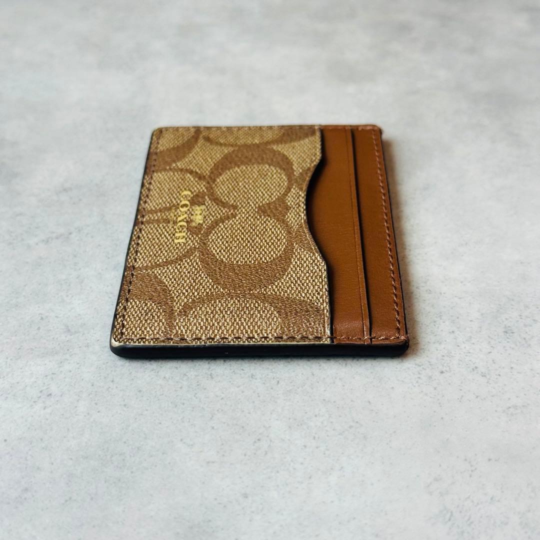 COACH スリム ID カード ケース・シグネチャー キャンバス 7
