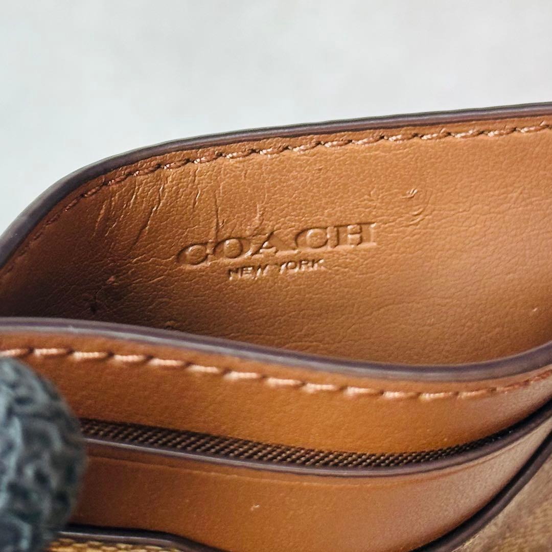 COACH スリム ID カード ケース・シグネチャー キャンバス 9