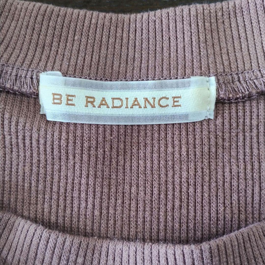 BE RADIANCEビーラディエンス 花ビジューモチーフ ノースリーブニットF 6