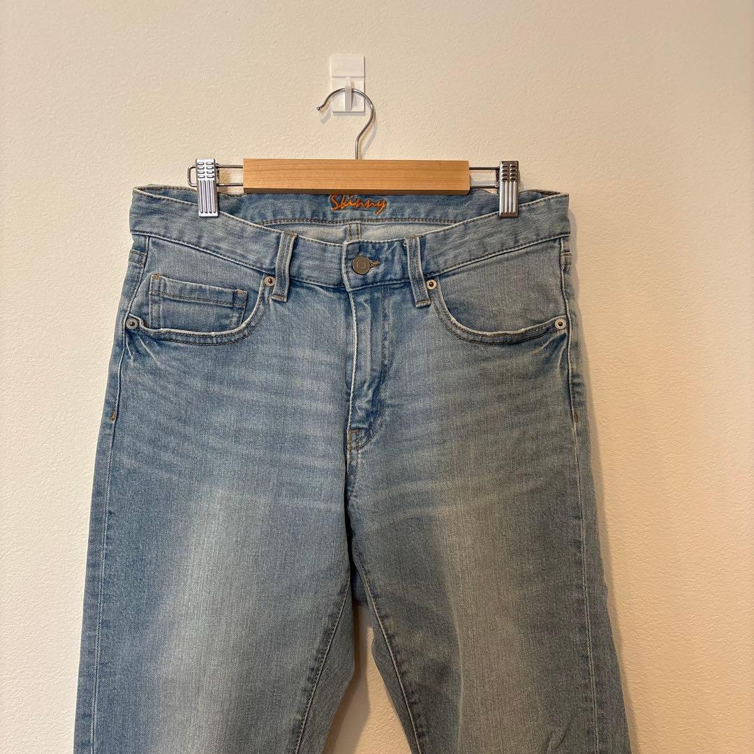 .ウィゴー デニムパンツ ジーパン　カジュアル　青 M ダメージ　シンプル 2