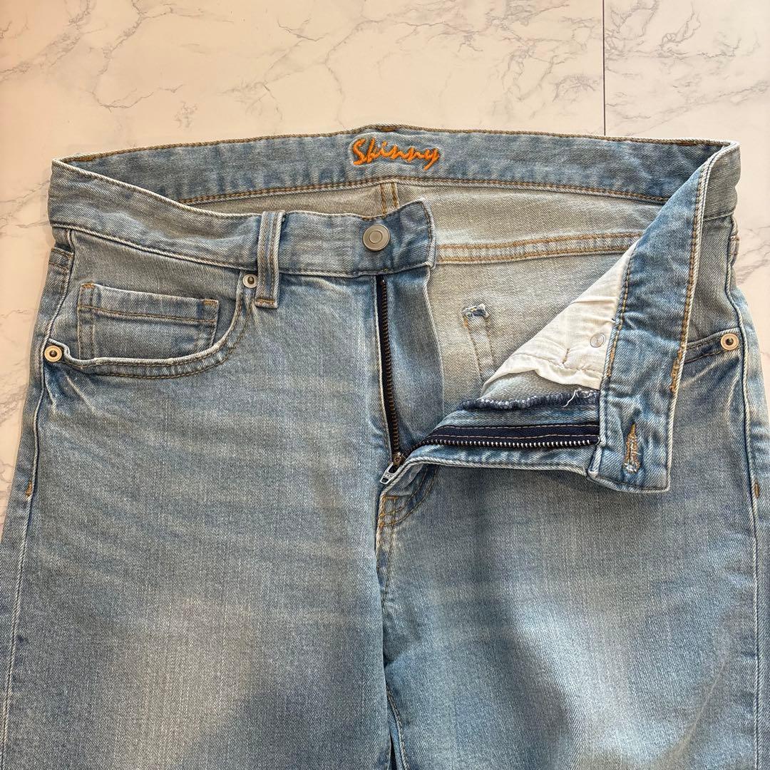 .ウィゴー デニムパンツ ジーパン　カジュアル　青 M ダメージ　シンプル 6