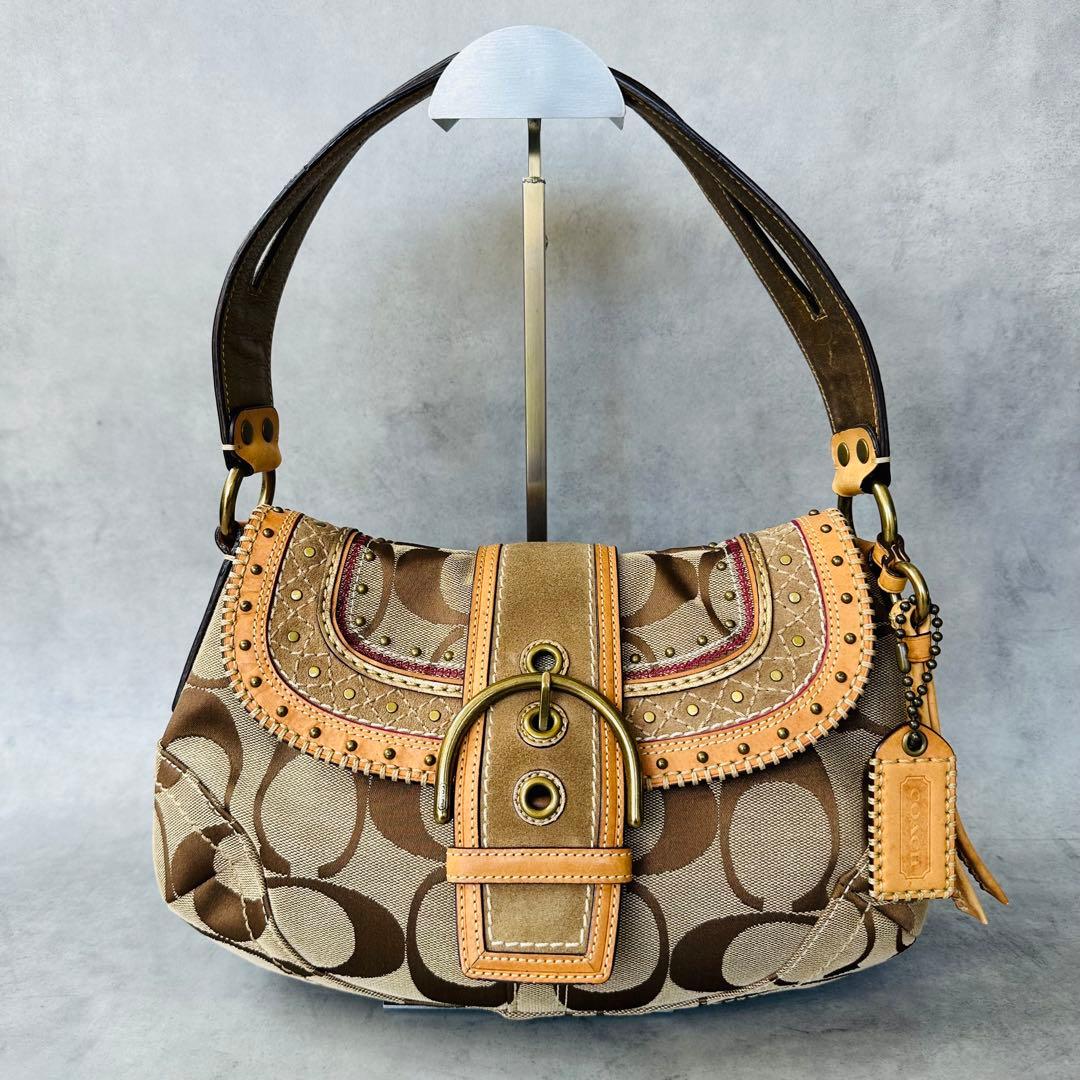 COACH Soho Studs Braided Shoulder Bag 2