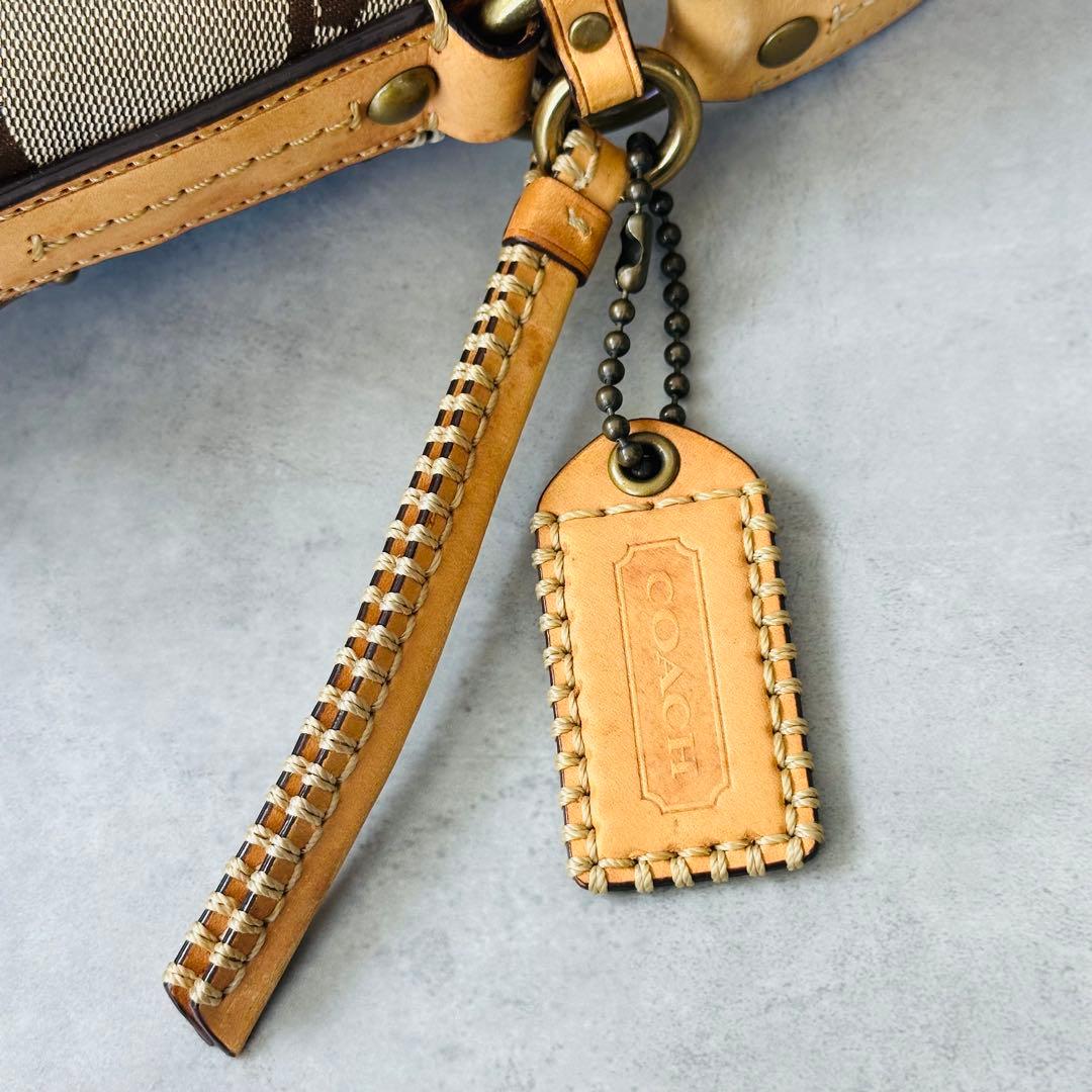 COACH Soho Studs Braided Shoulder Bag 14