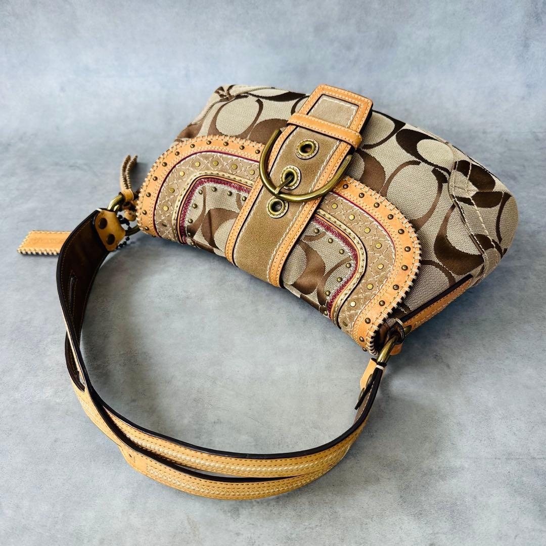 COACH Soho Studs Braided Shoulder Bag 6