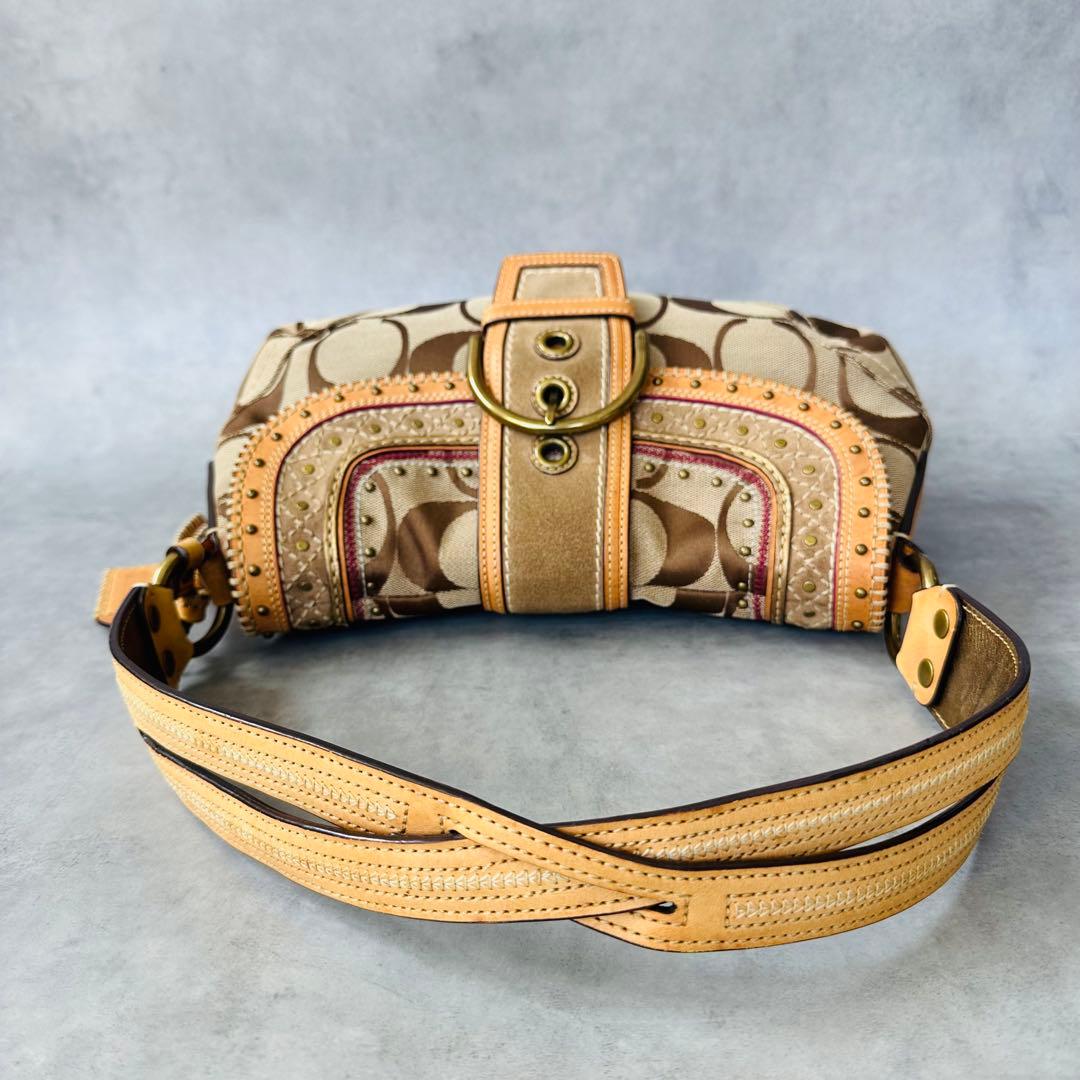 COACH Soho Studs Braided Shoulder Bag 7