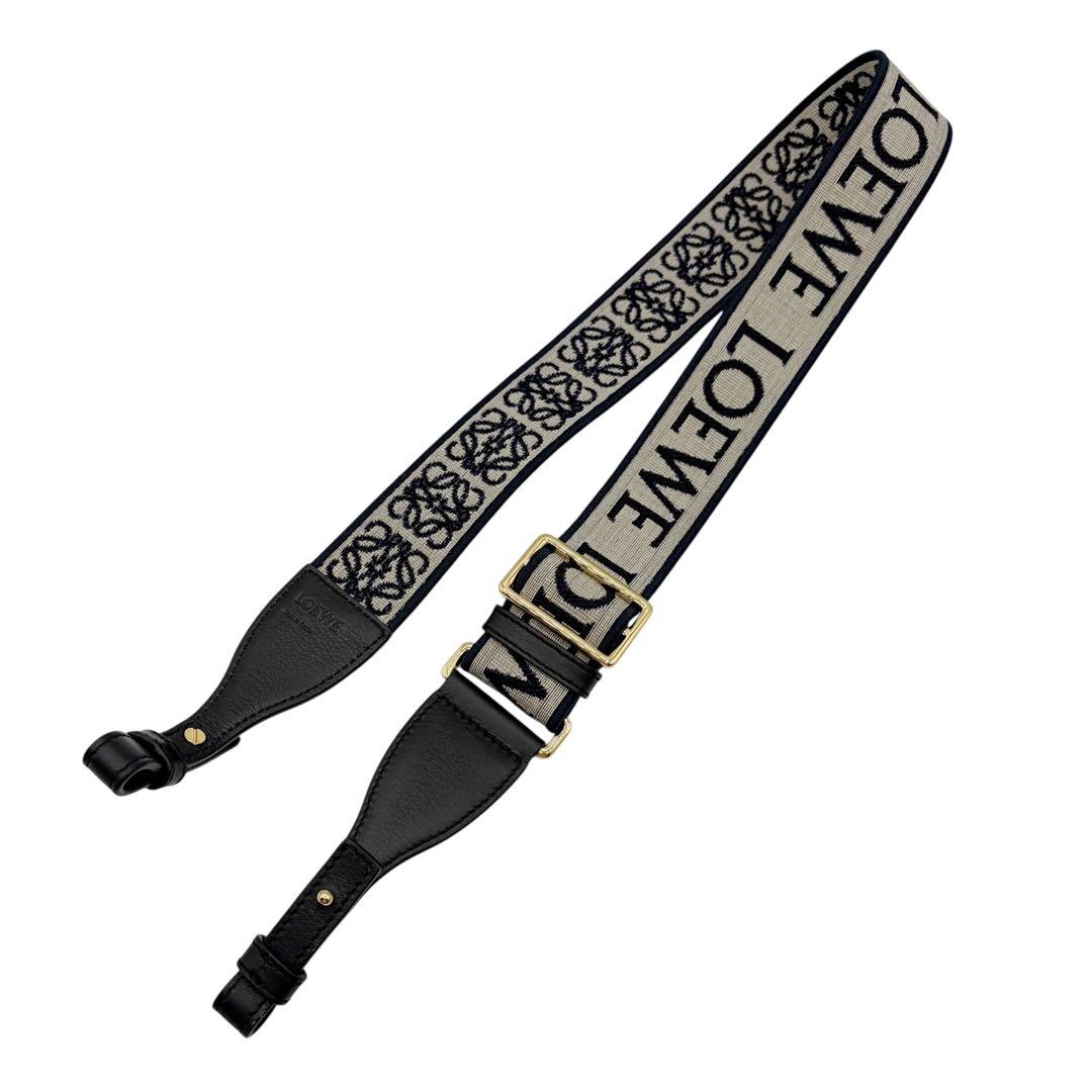 ⭐️ほぼ未使用⭐️ ロエベ アナグラム ロゴ ループストラップ ネイビー 2