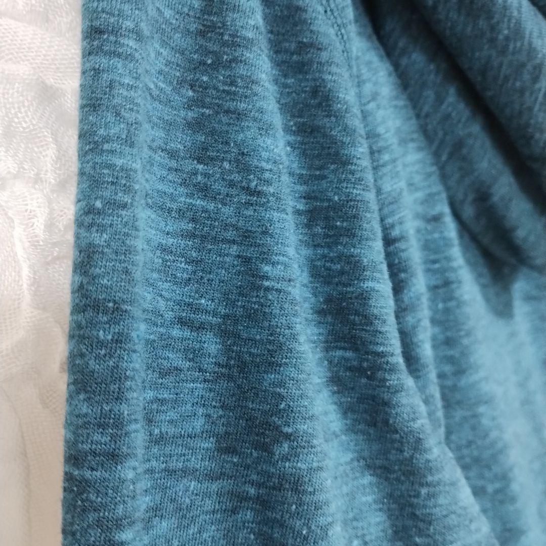 Gapギャップ ダークティール フード付きパーカー薄手S 青灰色カジュアル 11