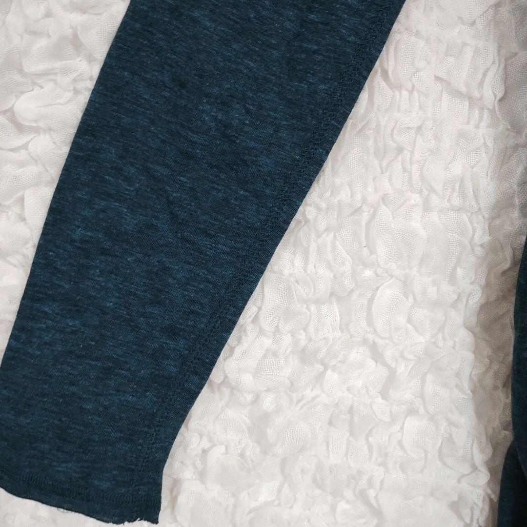 Gapギャップ ダークティール フード付きパーカー薄手S 青灰色カジュアル 5