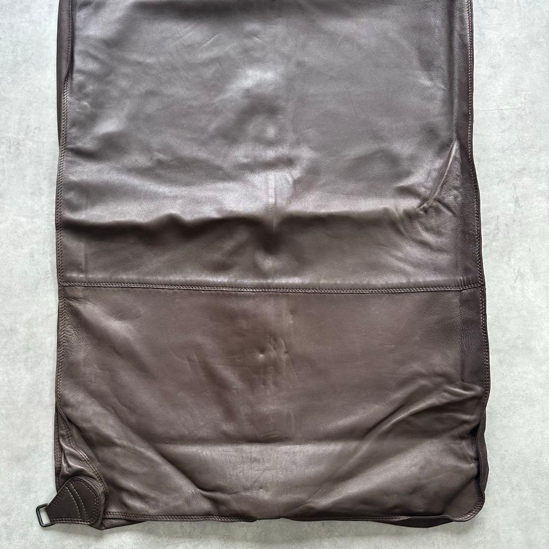 希少✨Ermenegildo Zegna ナッパレザー　本革　ガーメントバッグ 4