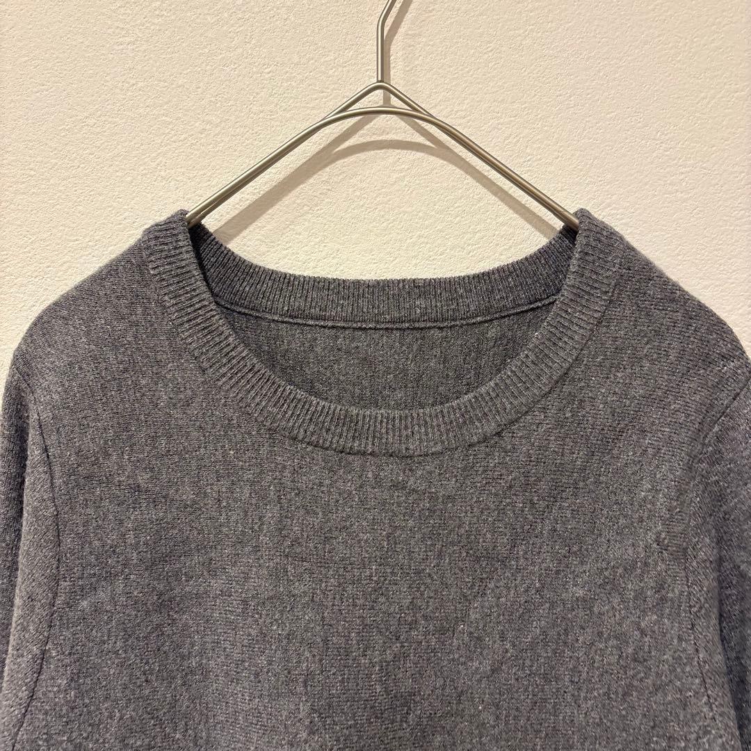 リエディ ペプラムニット フレア　トップス 長袖 グレー 灰色　Mサイズ 3