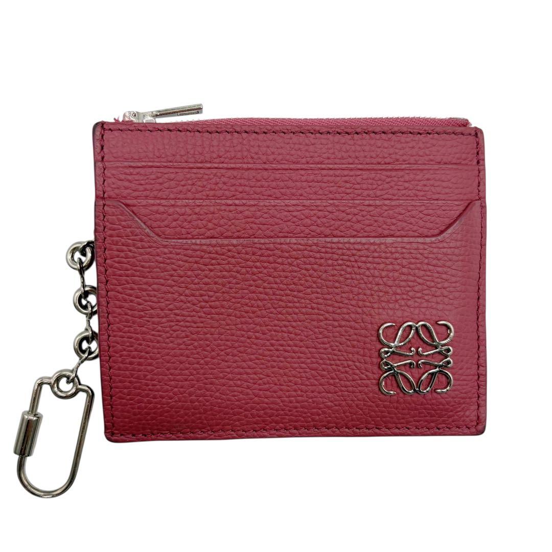 ⭐️良品⭐️ ロエベ アナグラム スクエア コインカードホルダー キーリング 2