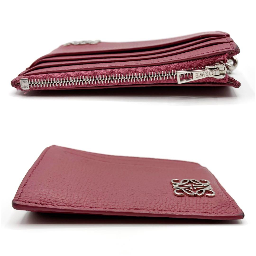 ⭐️良品⭐️ ロエベ アナグラム スクエア コインカードホルダー キーリング 7