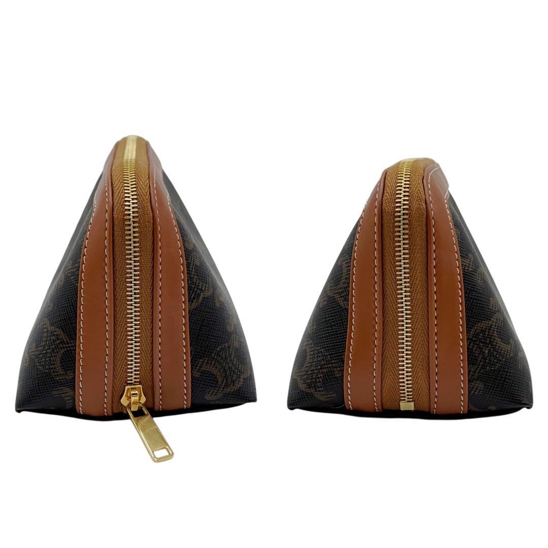 ⭐️ほぼ未使用⭐️ セリーヌ スモール コスメティックポーチ トリオンフ 4