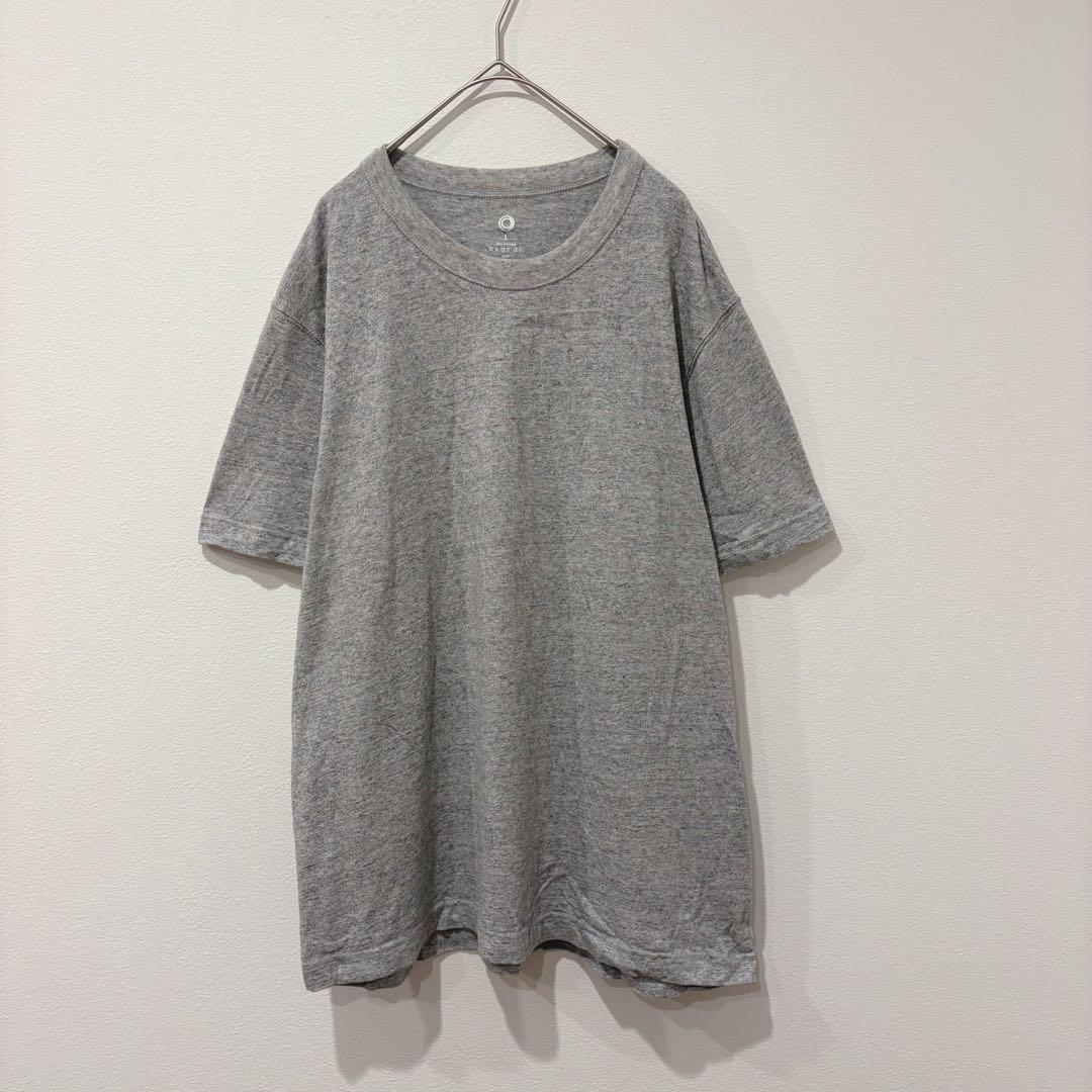 ファミリーマート Tシャツ 半袖 無地 灰色　グレー L シンプル　男女着用可