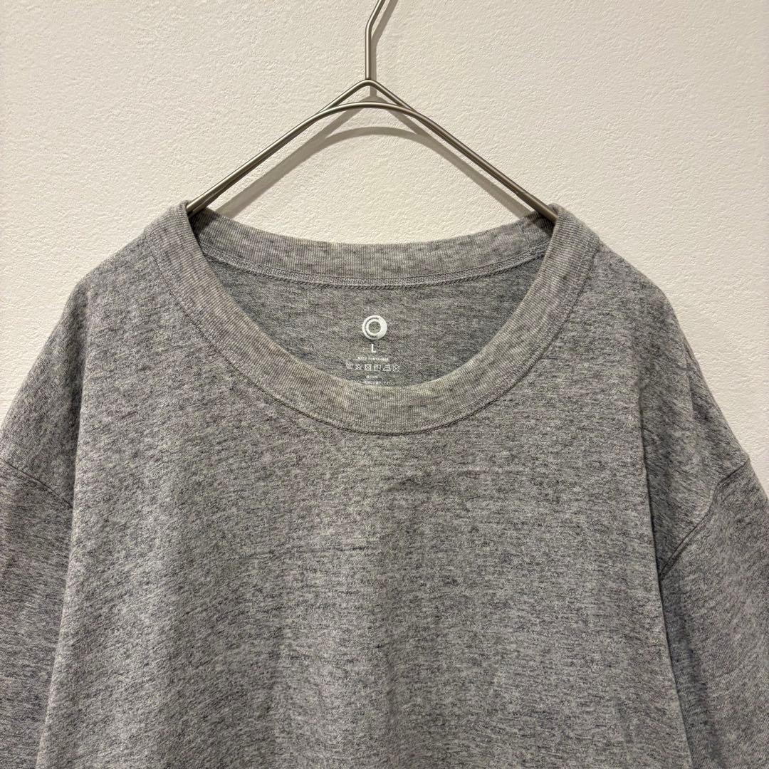 ファミリーマート Tシャツ 半袖 無地 灰色　グレー L シンプル　男女着用可 2