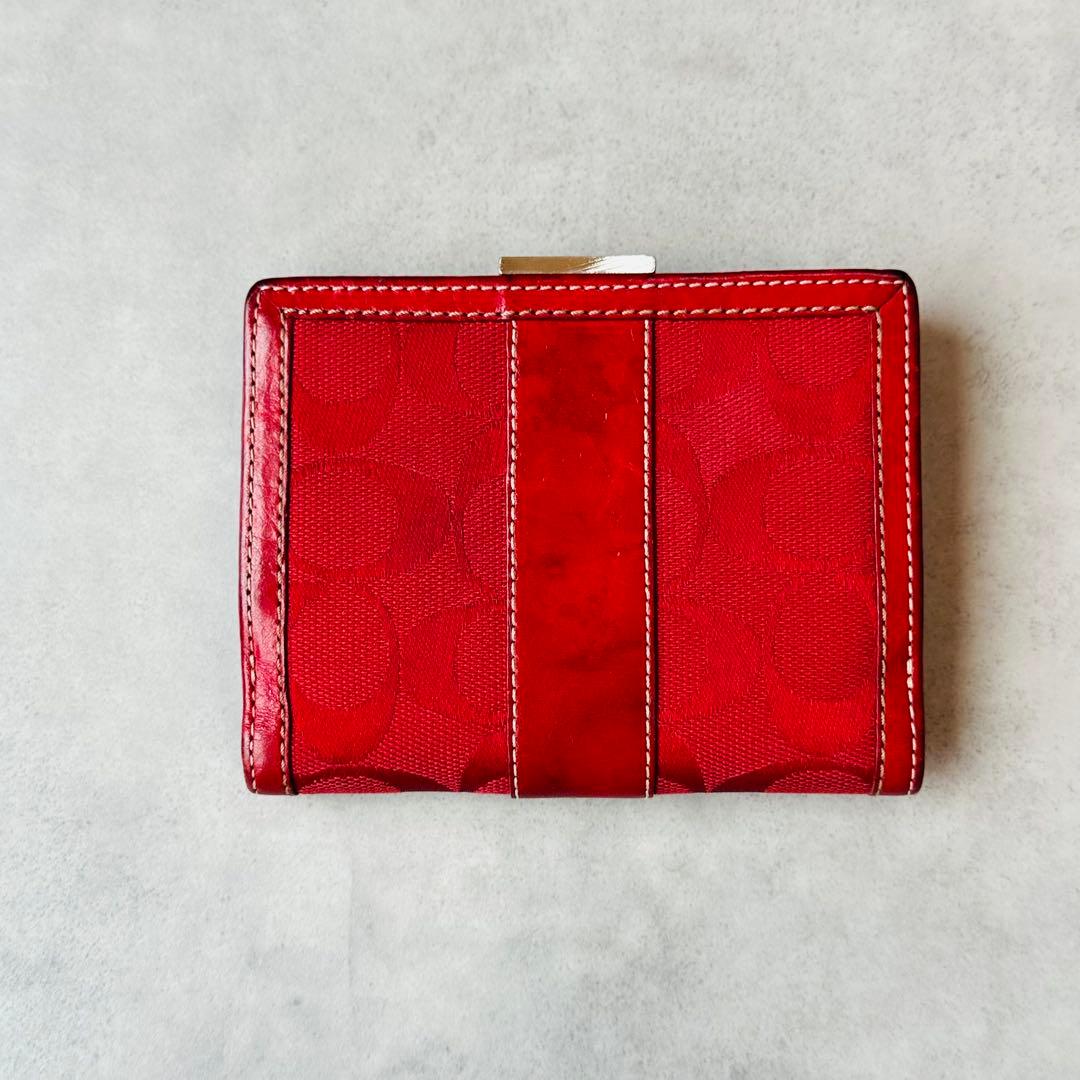 COACH Signature Gamaguchi Bifold Wallet 2