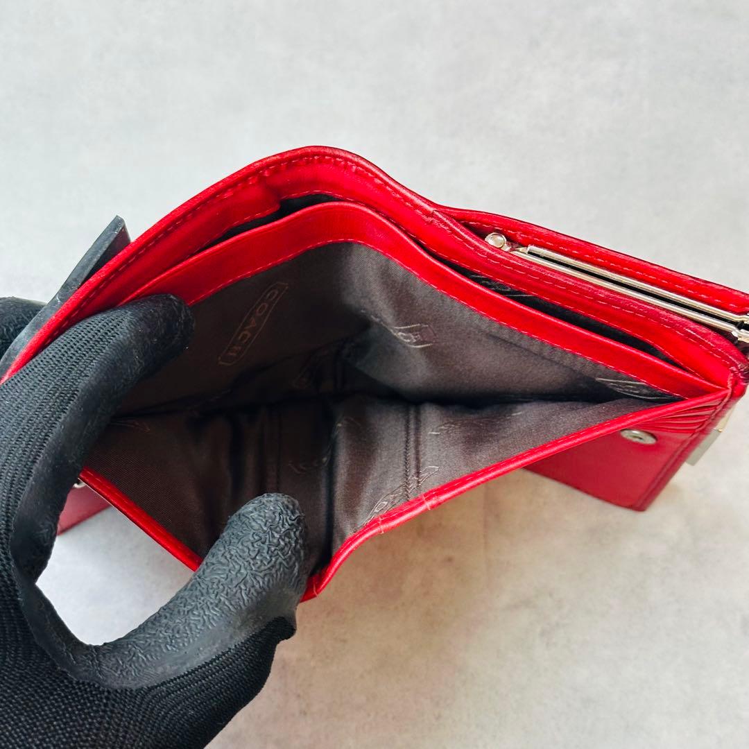 COACH Signature Gamaguchi Bifold Wallet 12