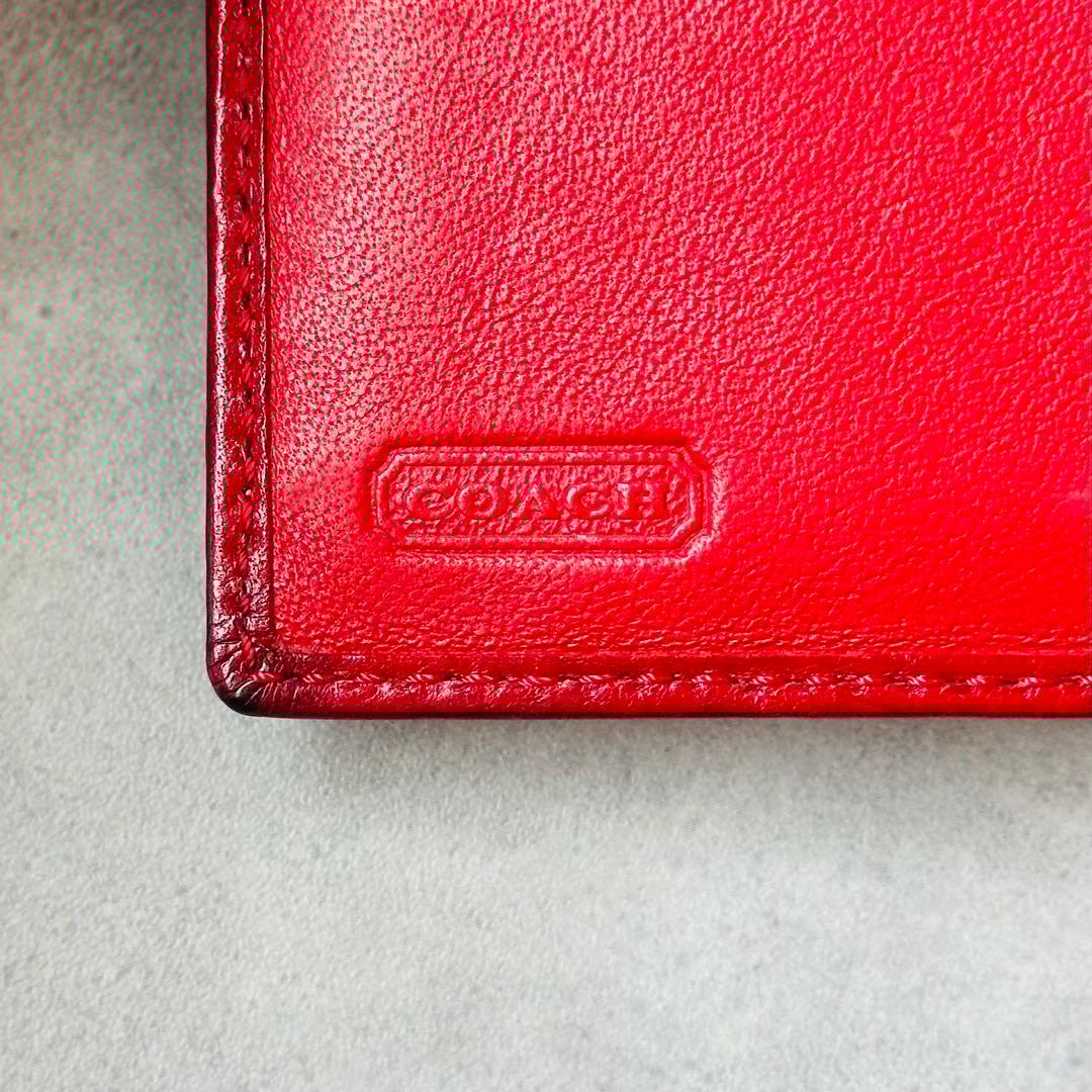 COACH Signature Gamaguchi Bifold Wallet 16