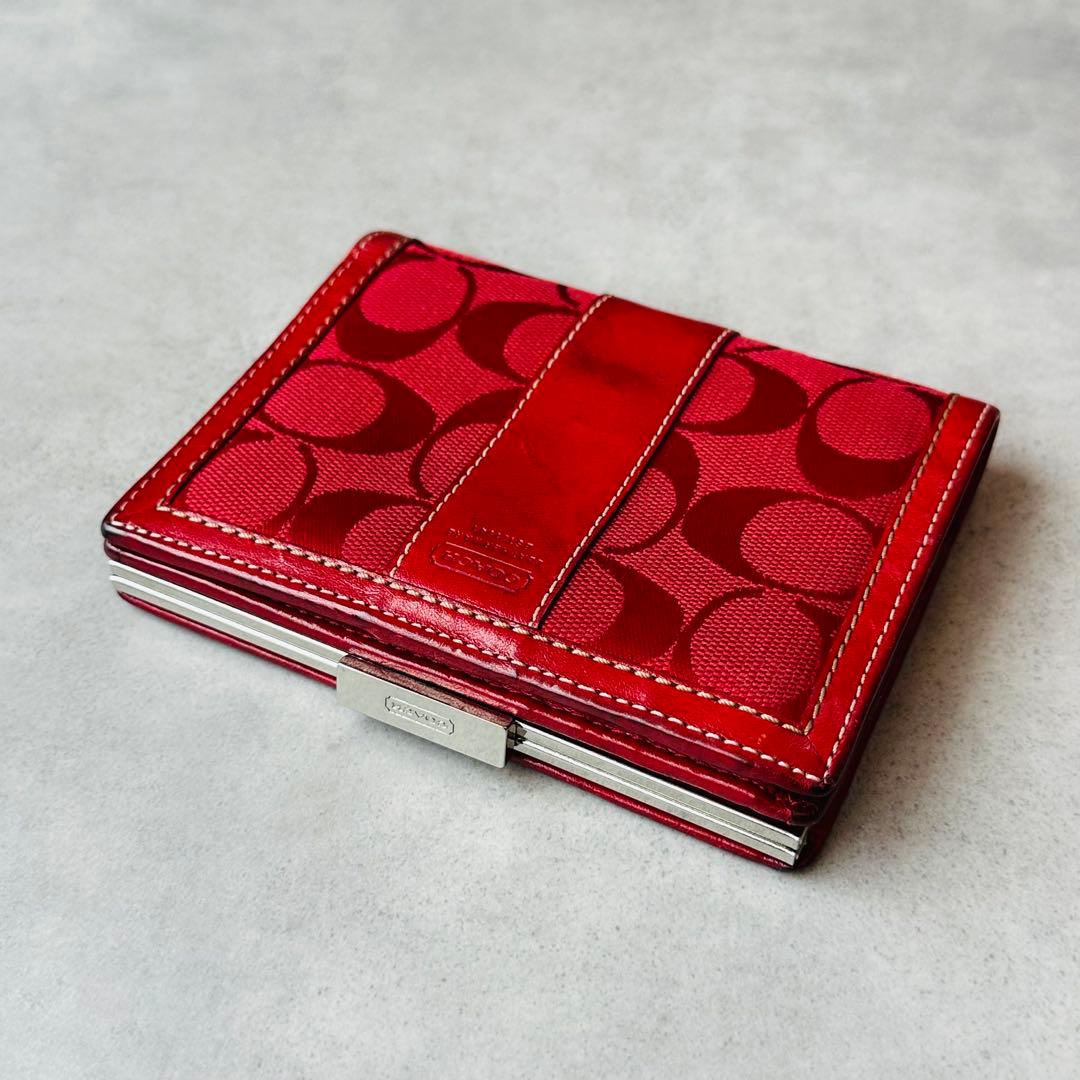 COACH Signature Gamaguchi Bifold Wallet 5