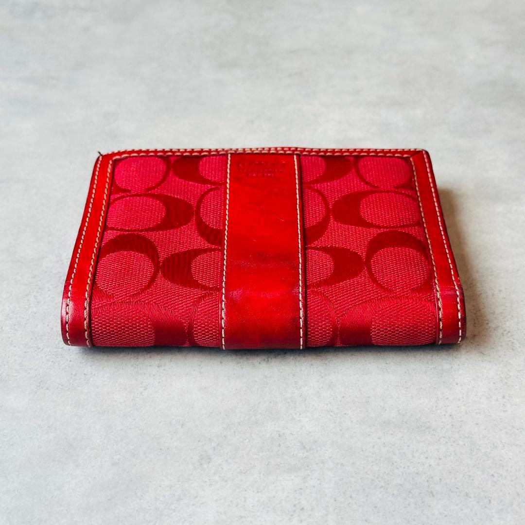 COACH Signature Gamaguchi Bifold Wallet 7