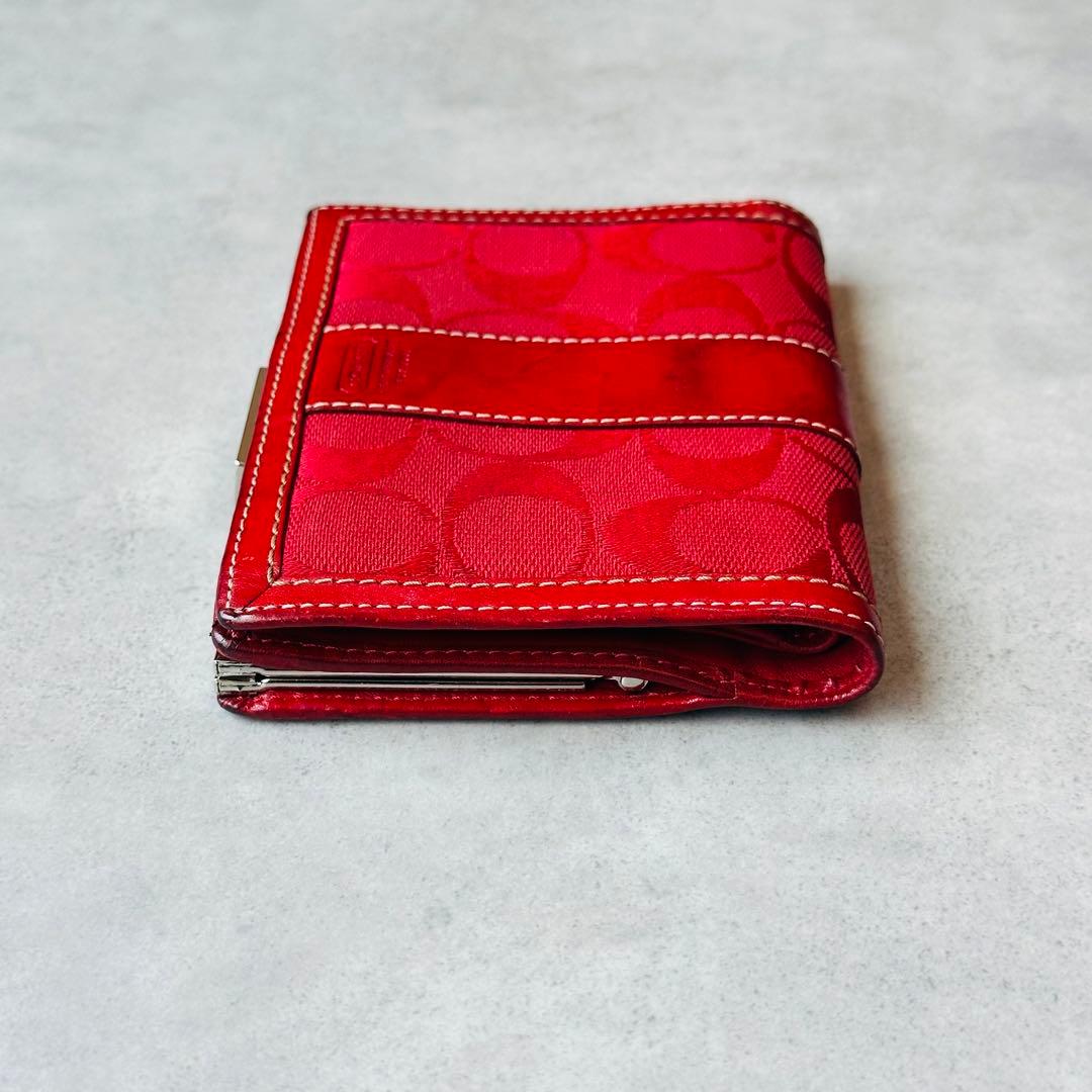 COACH Signature Gamaguchi Bifold Wallet 8