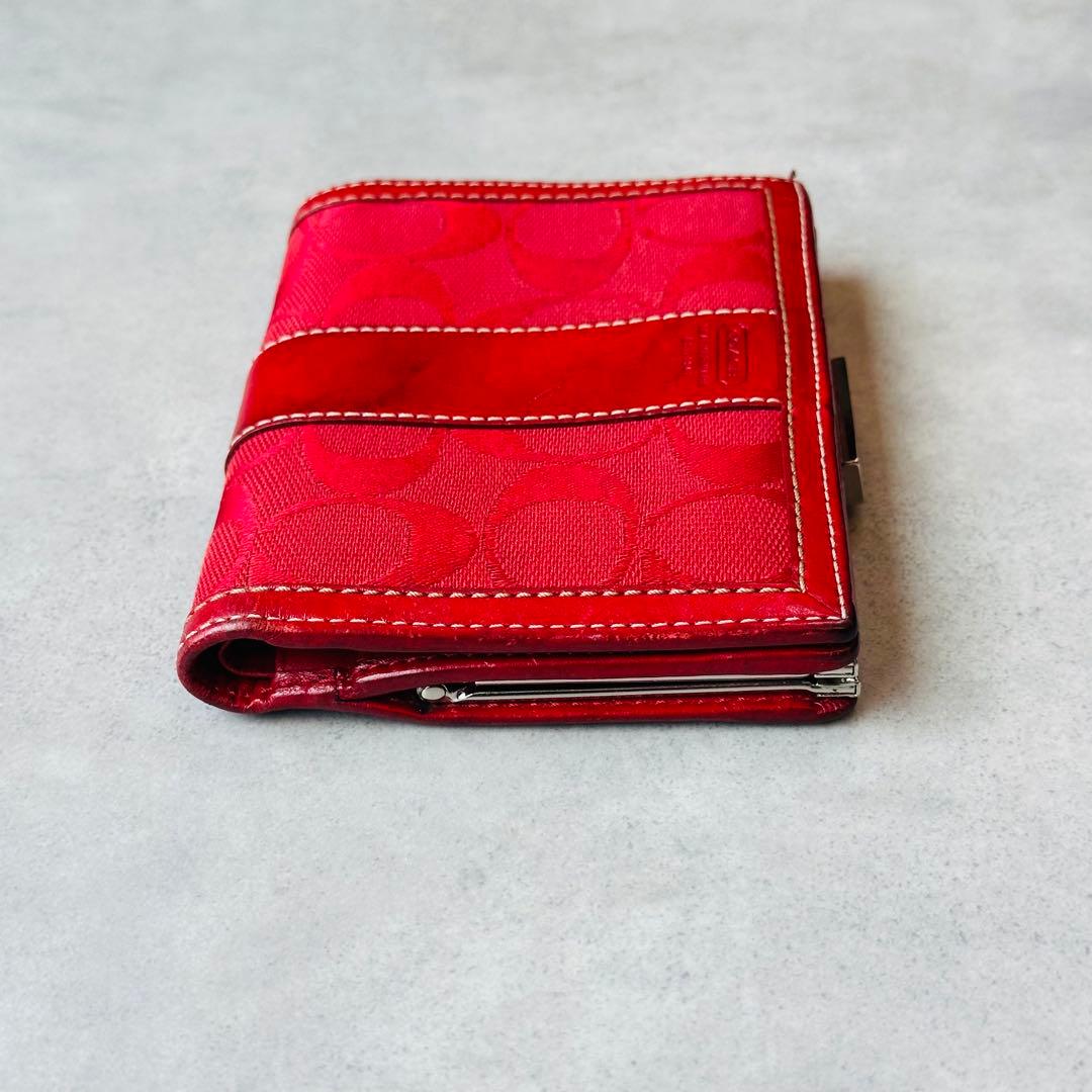 COACH Signature Gamaguchi Bifold Wallet 9