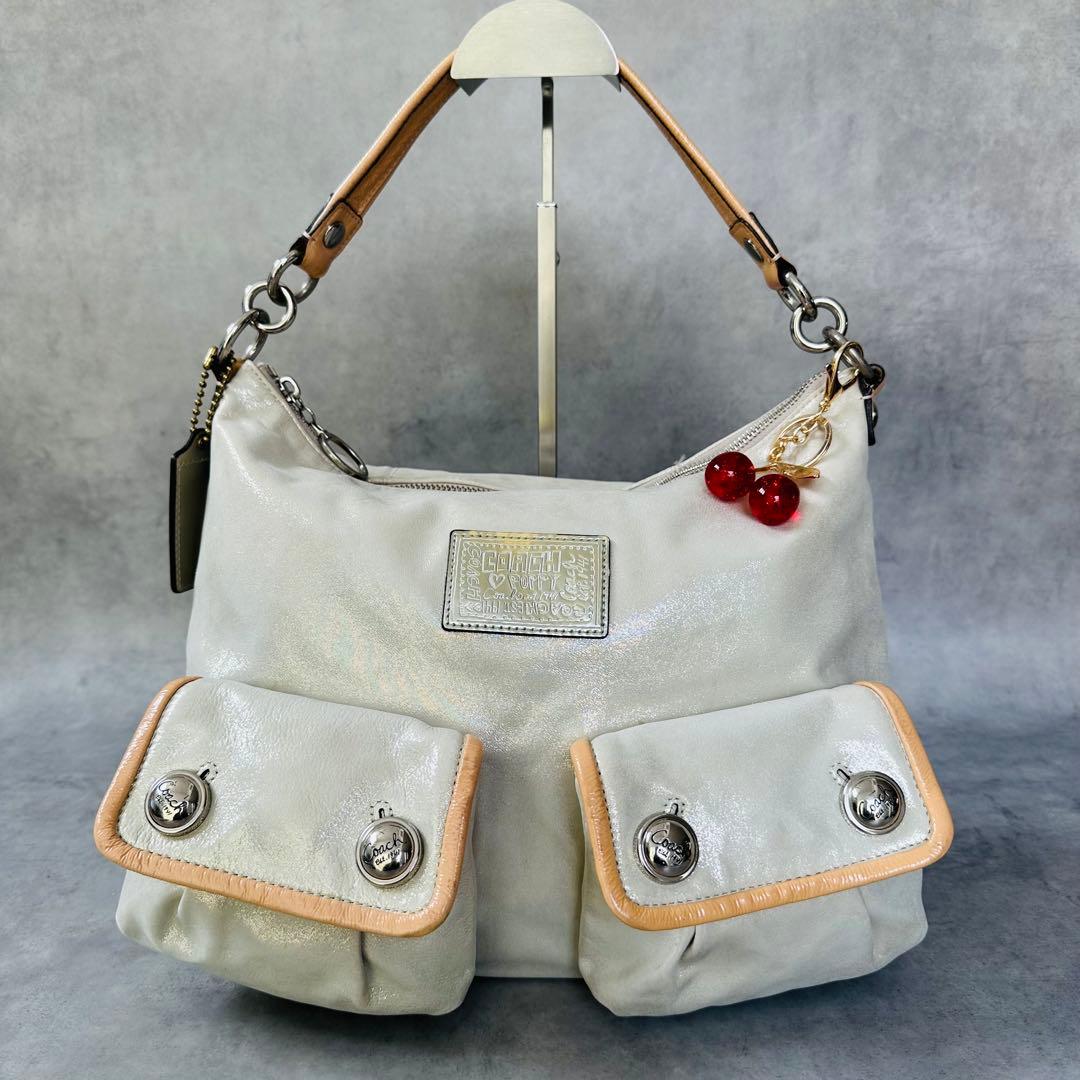 Y2K COACH Poppy Double Pocket 2way Bag ② 2