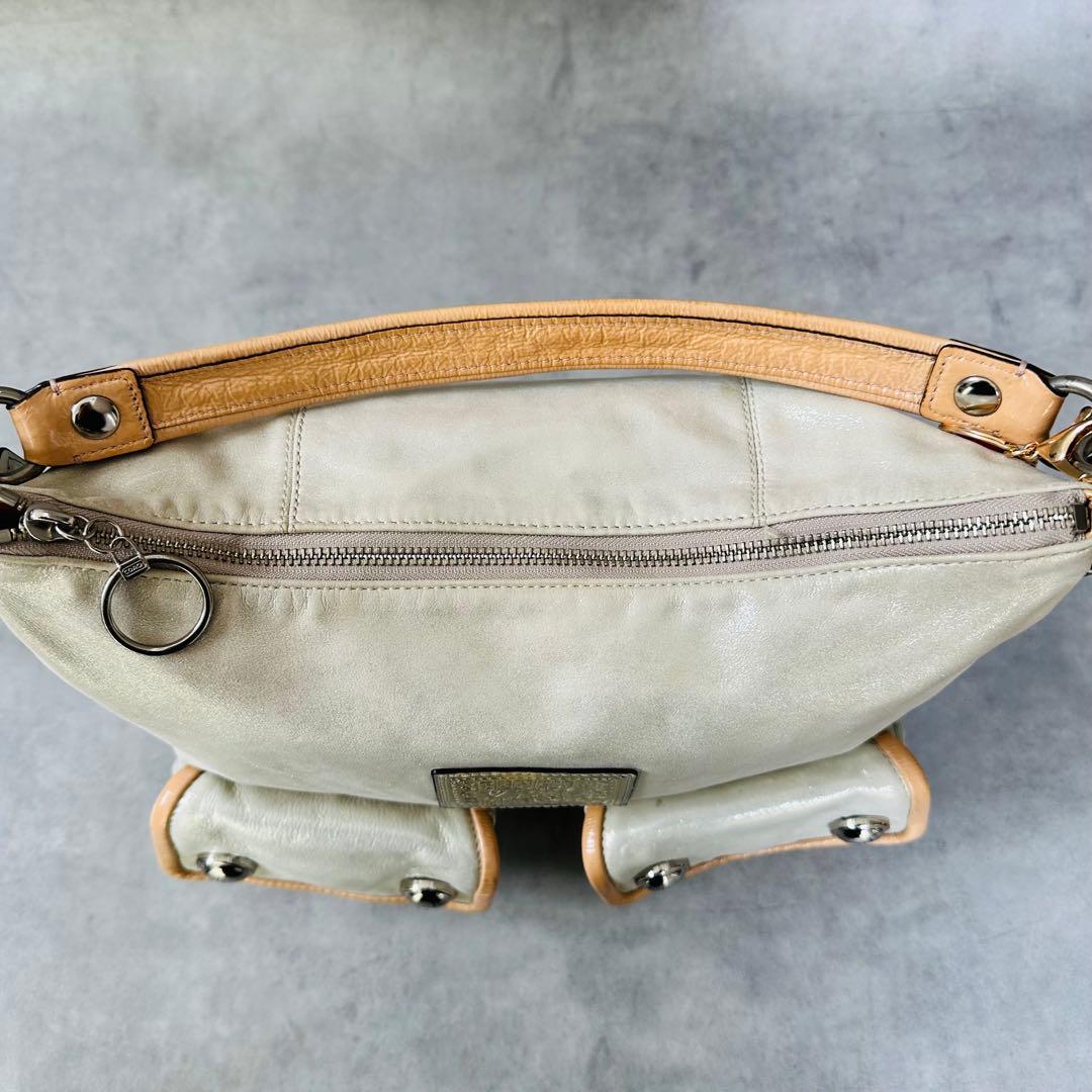 Y2K COACH Poppy Double Pocket 2way Bag ② 10