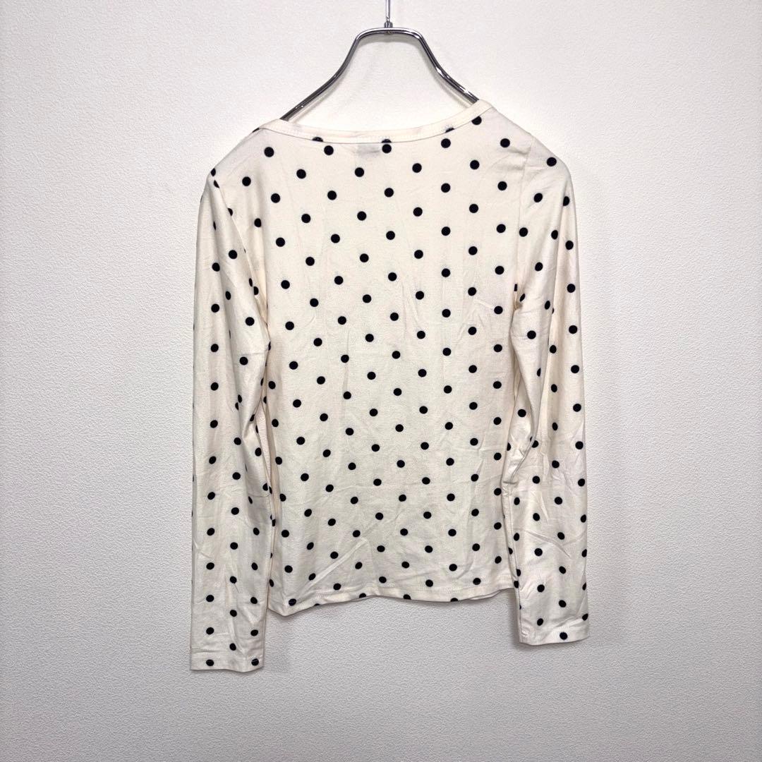 Dazy ドット柄 長袖シャツ MサイズロンT生地やわらかめd767 11
